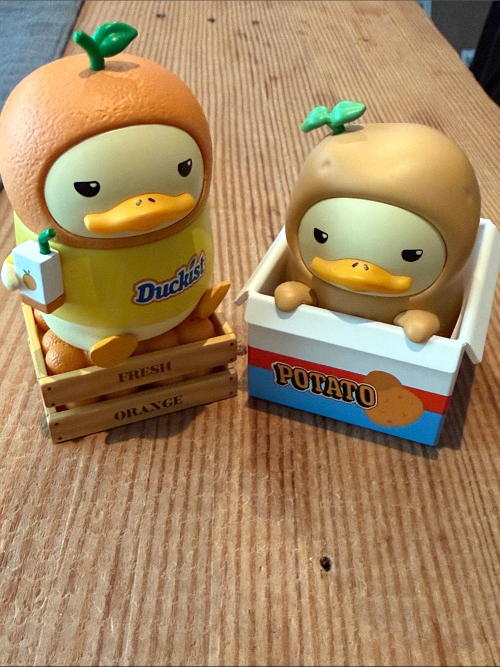 Orange & Potato Duckoo Figurine Duo POPMART
